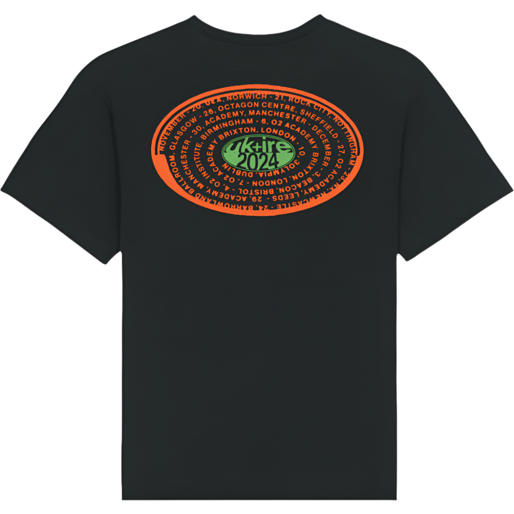 black UK+IRE tour tee