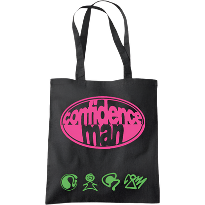 black 3AM (LA LA LA) tote bag